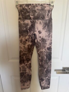 Lululemon Align Leggings Diamond Dye Pink Bliss Graphite Purple Size 2